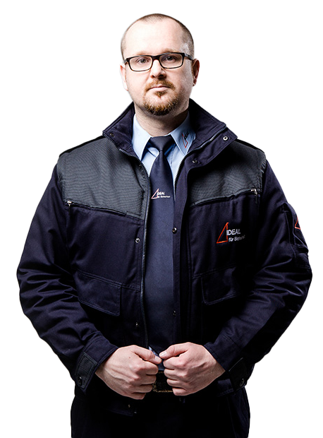 Ein Mitarbeiter von IDEAL für Sicherheit GmbH & Co. KG - Karlsruhe